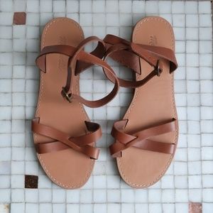 Madewell leather sandals 8.5